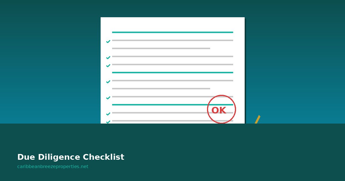Due diligence checklist for DR property